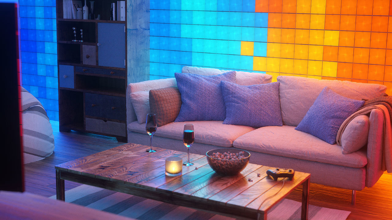 Nanoleaf Smart Audio Panel Lights That Pump Music & Transform Any Room