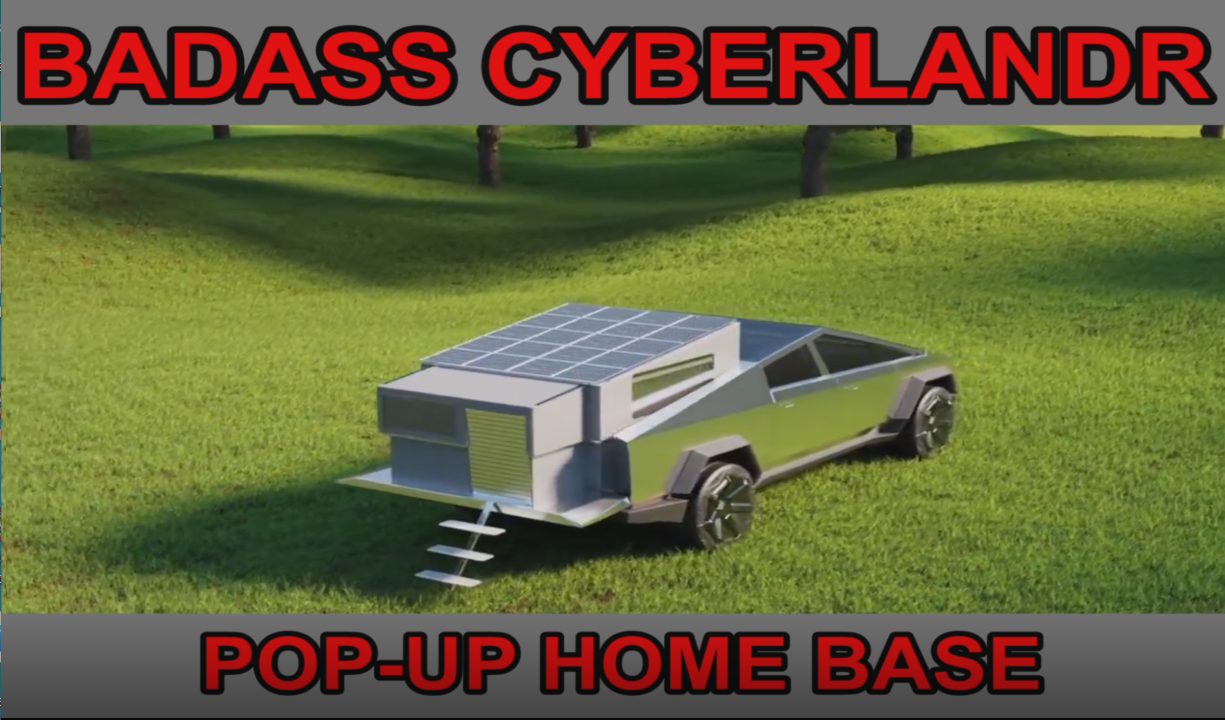 Cyberlandr…The Badass Solar Powered Pop-Up Home Base That Makes Truck Life, Good Life