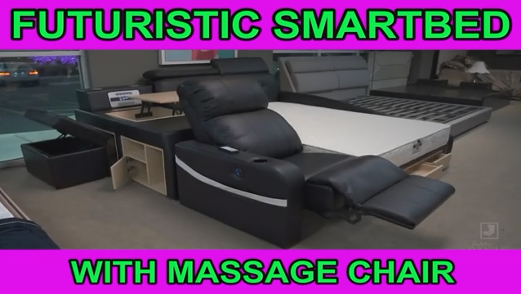 Dreamy Smartbed With Built-In Massage Chair