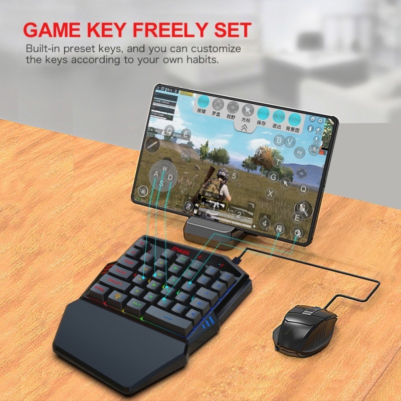 Gaming Keyboard Throne One Mouse Set - Image 5