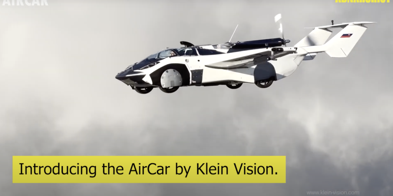 Klein Vision’s AirCar Can Drive On Road & Fly Through Skies