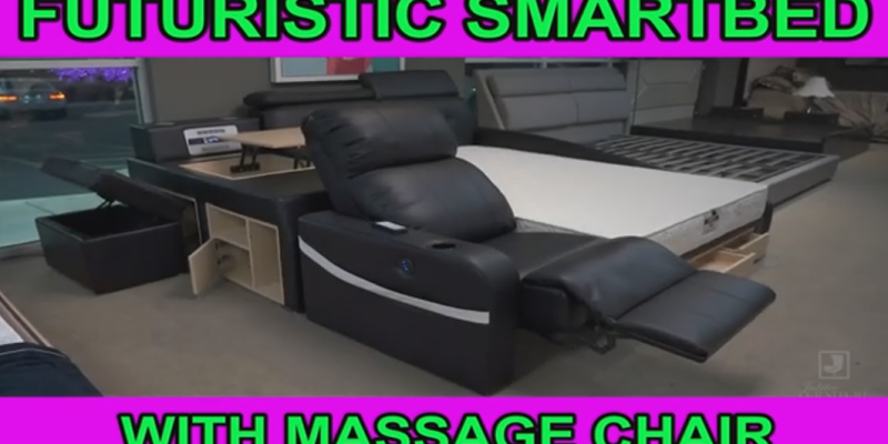 Dreamy Smartbed With Built-In Massage Chair